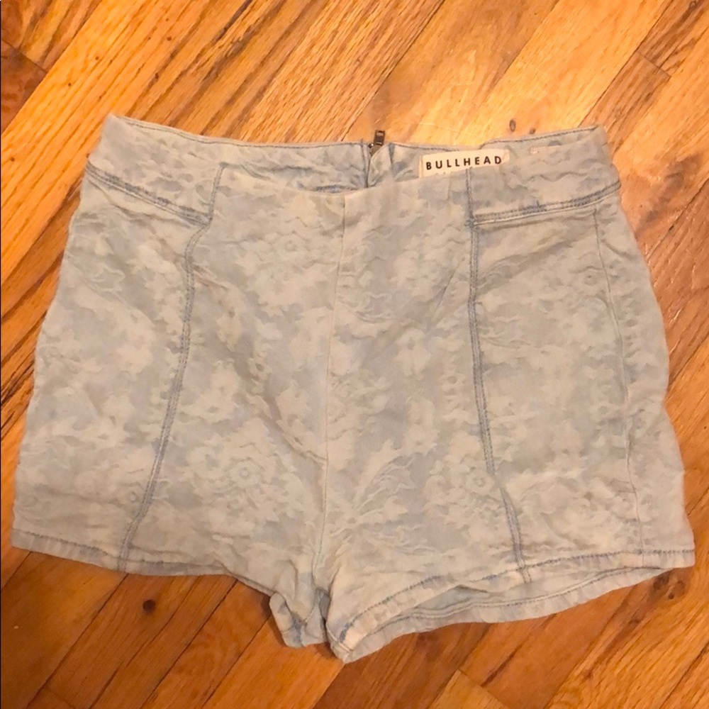 High rise short shorts